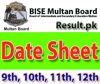 bisemultan Date Sheet 2024 class 9th, 10th, 11th, SSC, HSSC, 12th, FA, FSC, Intermediate, Matric, Inter, SSC Part 1, SSC Part 2, Inter Part 1, Inter part 2, 1st year, 2nd year, ICS, ICOM